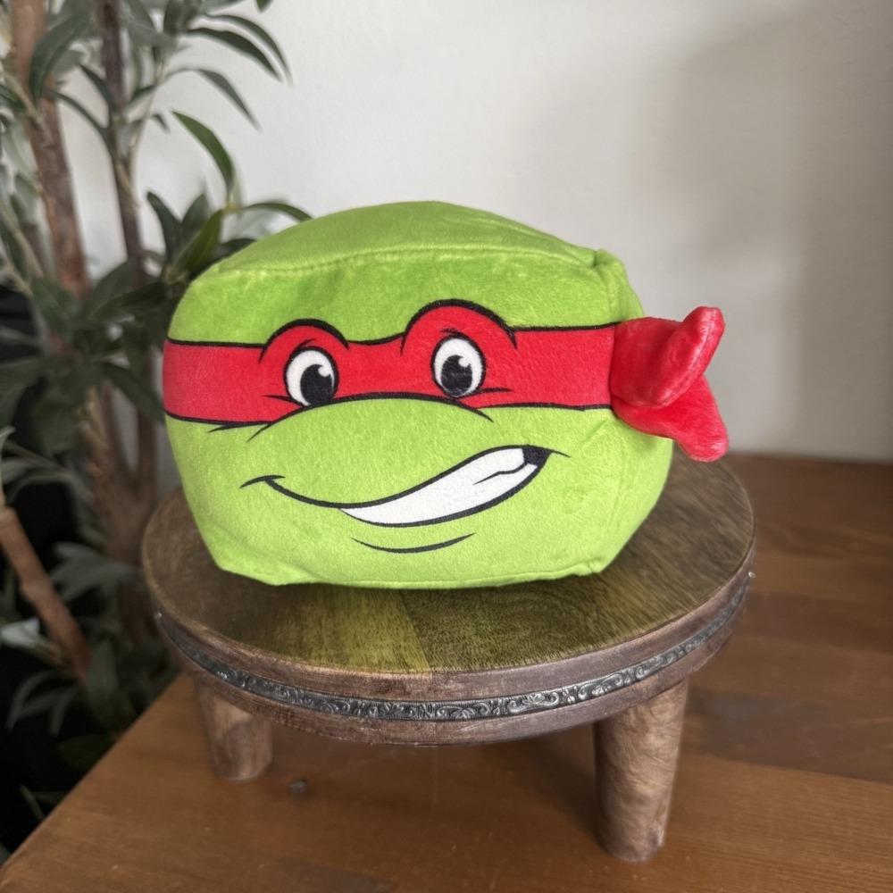 Cubd Collectible Mini Cloud Cube Pillow Turtle Teenage Mutant Ninja Raphael 4"